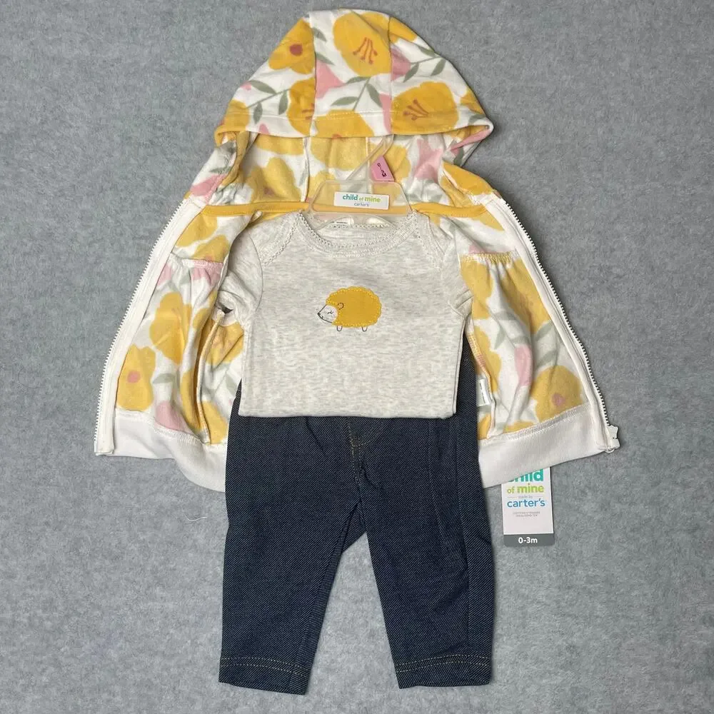 Carter's 3 Piece Matching Set Size 0-3 months